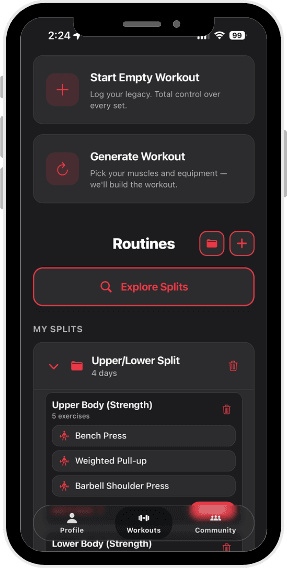 Gainiac — Track & plan